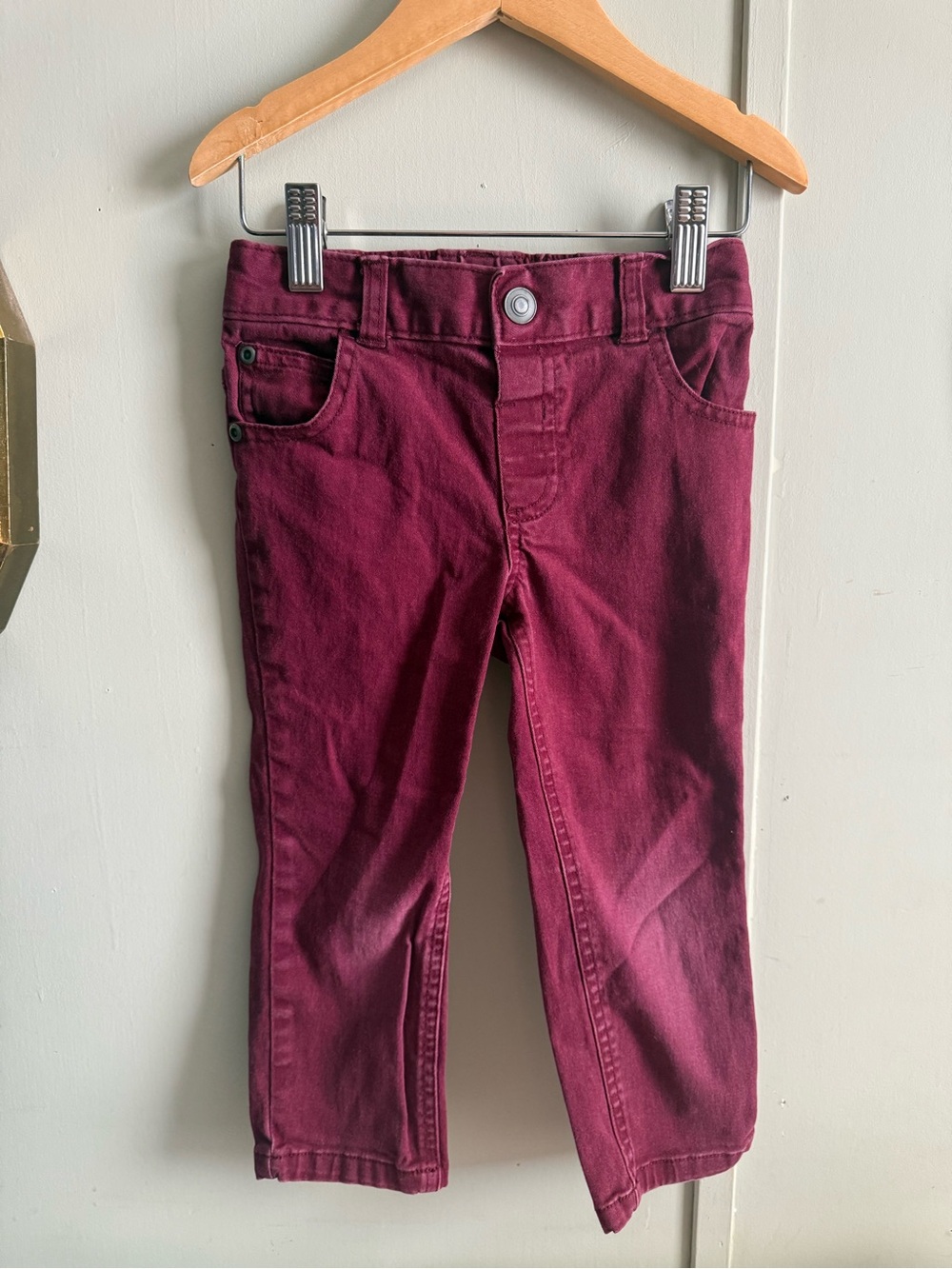 Garanimals Burgundy Stretch Denim Jeans